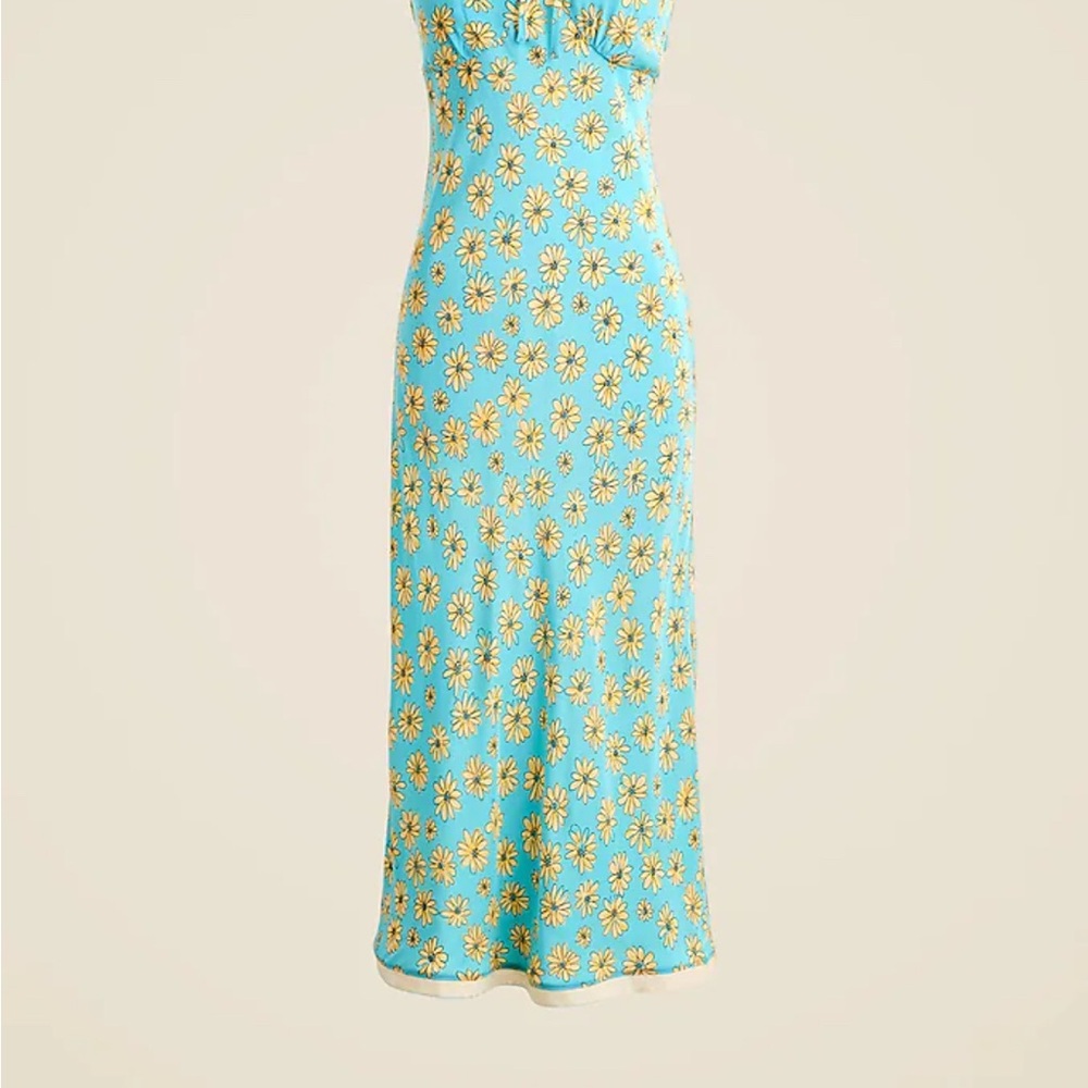 J. Crew Blue Floral Dress
